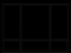 Janela deslizante de liga de alumínio estilo moda com padrão de abertura horizontal por R D