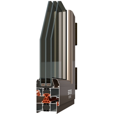 comprar Tipo de cortina pendente Janela e porta de alumínio de poupança de energia para abertura horizontal online manufacture
