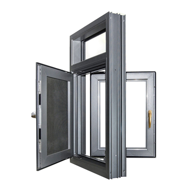 comprar Ecrã dobrável Superior Soundproof Customizado Moderno Alumínio para fora Casement Windows online manufacture