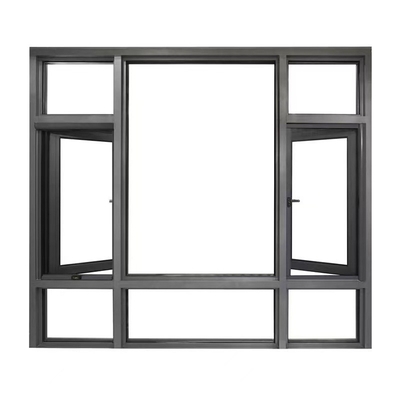 comprar Moderna resistência à pressão do vento Nível 9 Customizado Broken Bridge Alumínio Casement Windows online manufacture
