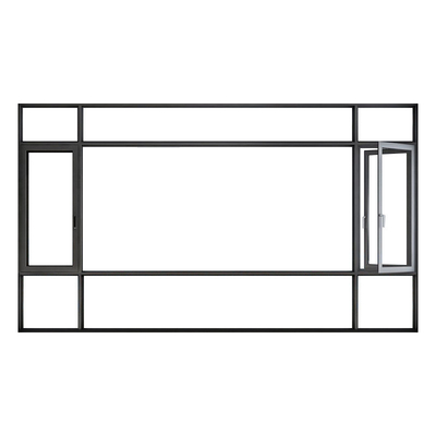 comprar Janela de revestimento do quarto com resistência à pressão do vento Nível 9 da janela de design original online manufacture
