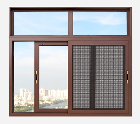 comprar Seção Ponte quebrada Perfil de alumínio Contemporâneo e elegante escritório janelas deslizantes online manufacture