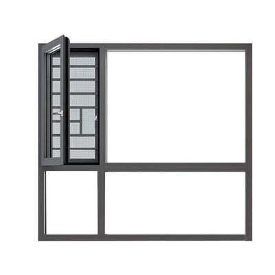 comprar Moderno design tipo cortina pendente de alumínio preto Casement janelas para o estilo europeu online manufacture