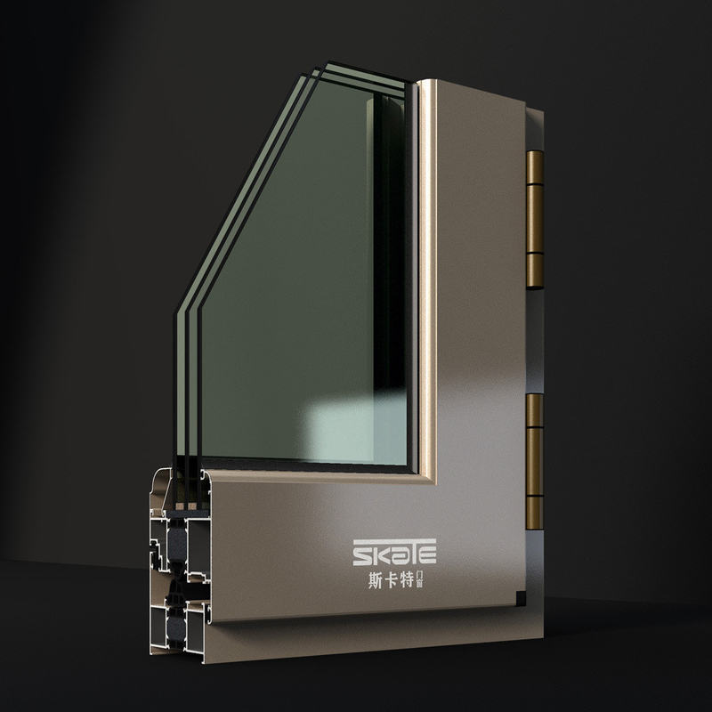 1.4mm Alumínio parede espessura ponte quebrada janelas para em design solto sem costura