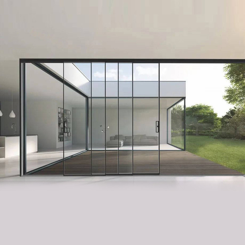 Janela de alumínio com 10 camadas de vedação e 1,4 mm de espessura da parede para o hotel Villa House