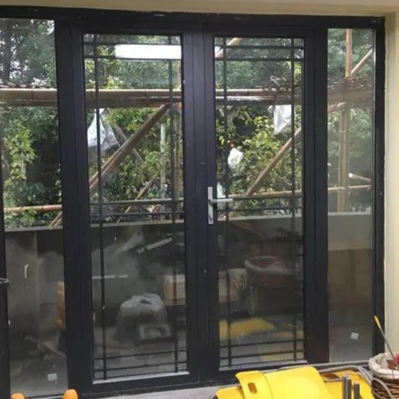 Porta de vidro francesa com cor opcional e isolamento acústico de 35 dB
