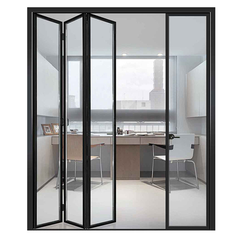 Portas de alumínio impermeáveis para edifícios com coeficiente de isolamento térmico ≤ 2,1
