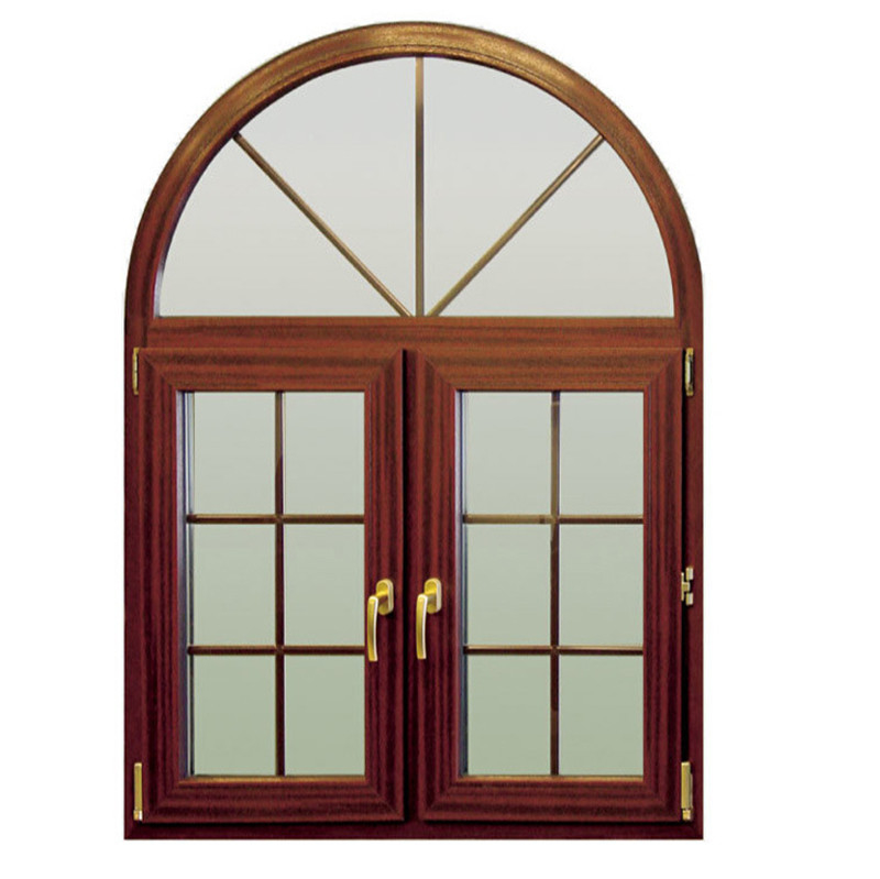 Design personalizado Luva de cortina de alumínio francês com porta e janela de arco