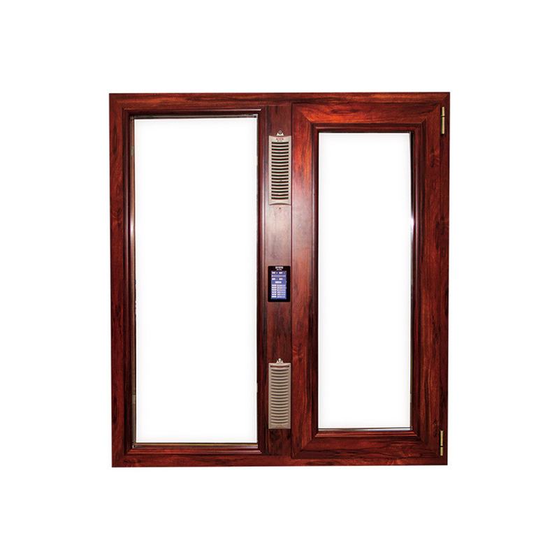76mm Quadro de Janela Alumínio Espessura da parede 1,8mm Smart Voice Windows Janela de controle móvel