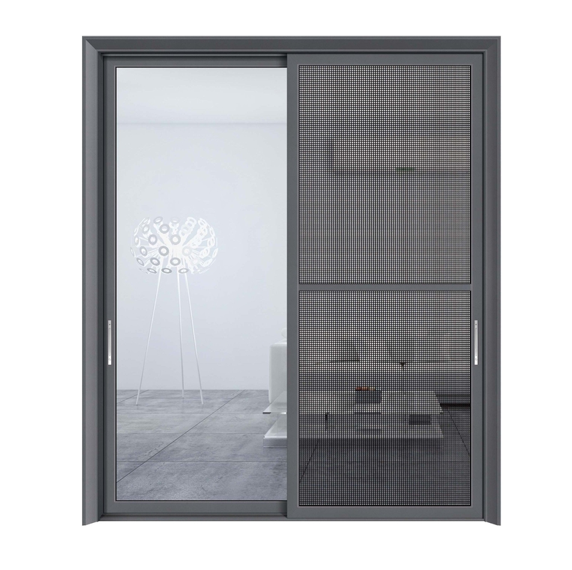 70 Coeficiente de isolamento térmico Portas de vidro deslizantes de alumínio para design contemporâneo
