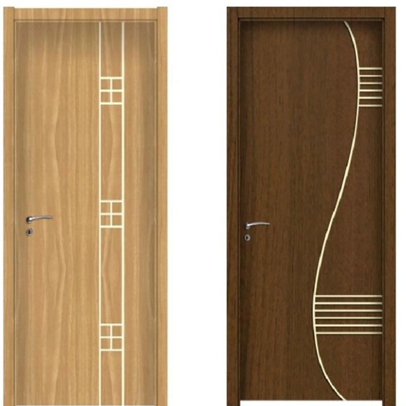 70mm Largura Últimos Desenhos Imagens Painel Sala Interior UPVC PVC Portas Casement
