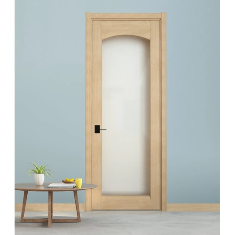 Sala de dormir de aço inoxidável UPVC PVC porta de revestimento para interior moderno simples