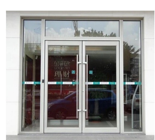 Moderno Design Grande Aço Material Principal Alumínio Ligação Quadro Porta de Primavera para Benefício
