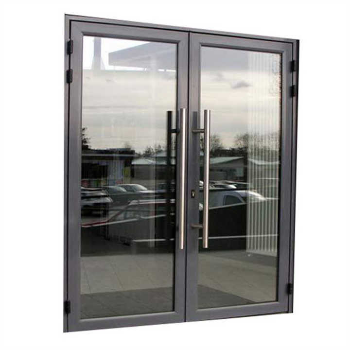 Moderno Design Alumínio Estrutura insonorizada Porta de Primavera para empurrar e puxar Método de abertura