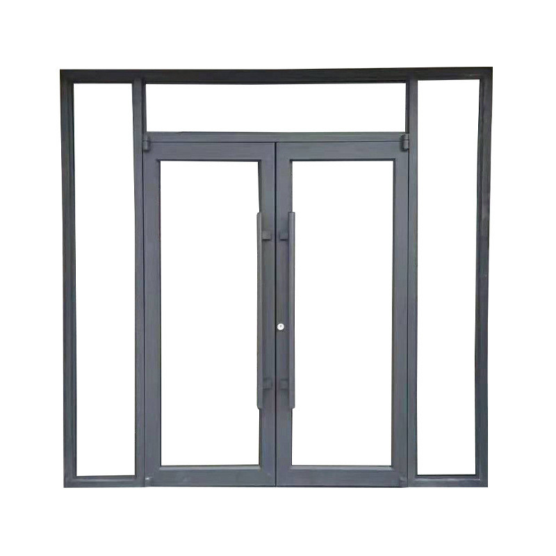 Moderno Design Alumínio Estrutura insonorizada Porta de Primavera para empurrar e puxar Método de abertura