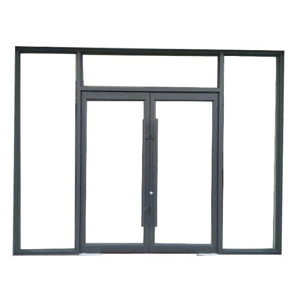 Porta de vidro de alumínio com saída térmica de moagem em cor moderna para banheiro de economia de energia