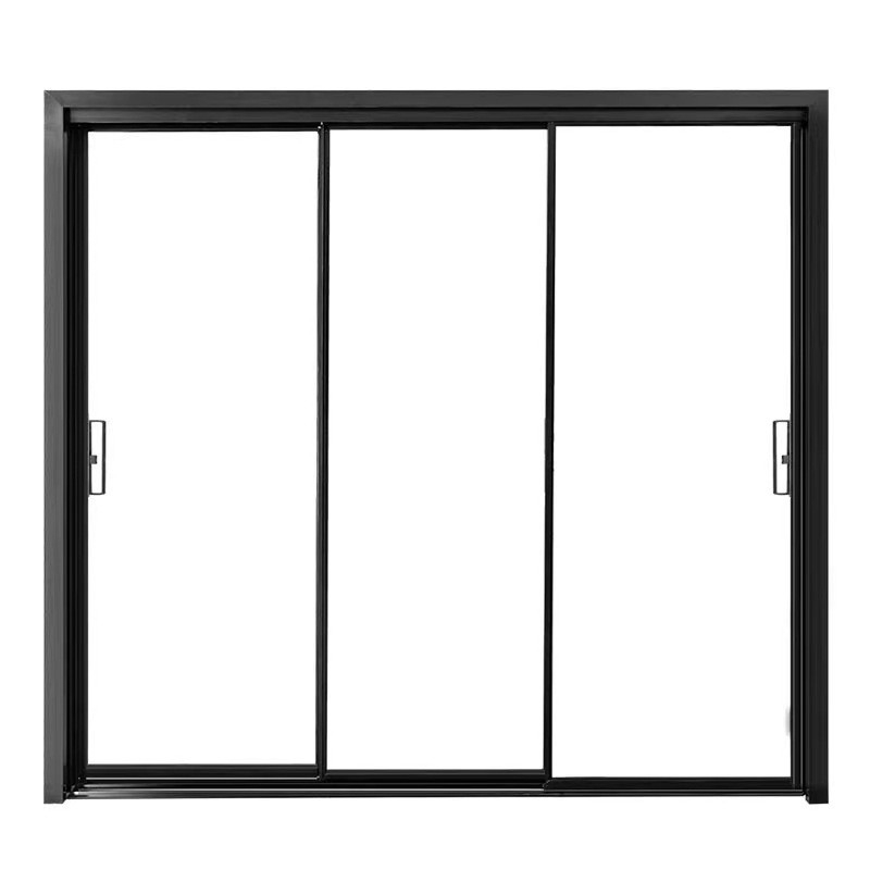 Portas de vidro deslizantes de alumínio de 10 camadas de vedação personalizáveis com largura do quadro da janela de 70 mm