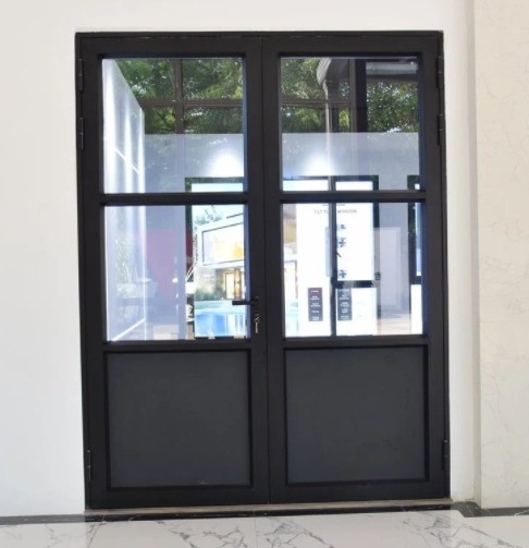 Portas de revestimento de liga de alumínio impermeável com 10 camadas de vedação