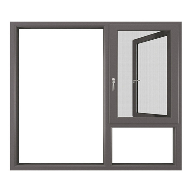 Estilo de Design Moderno SKATE Hardware Original Alumínio Casement Windows para Casa Personalizada