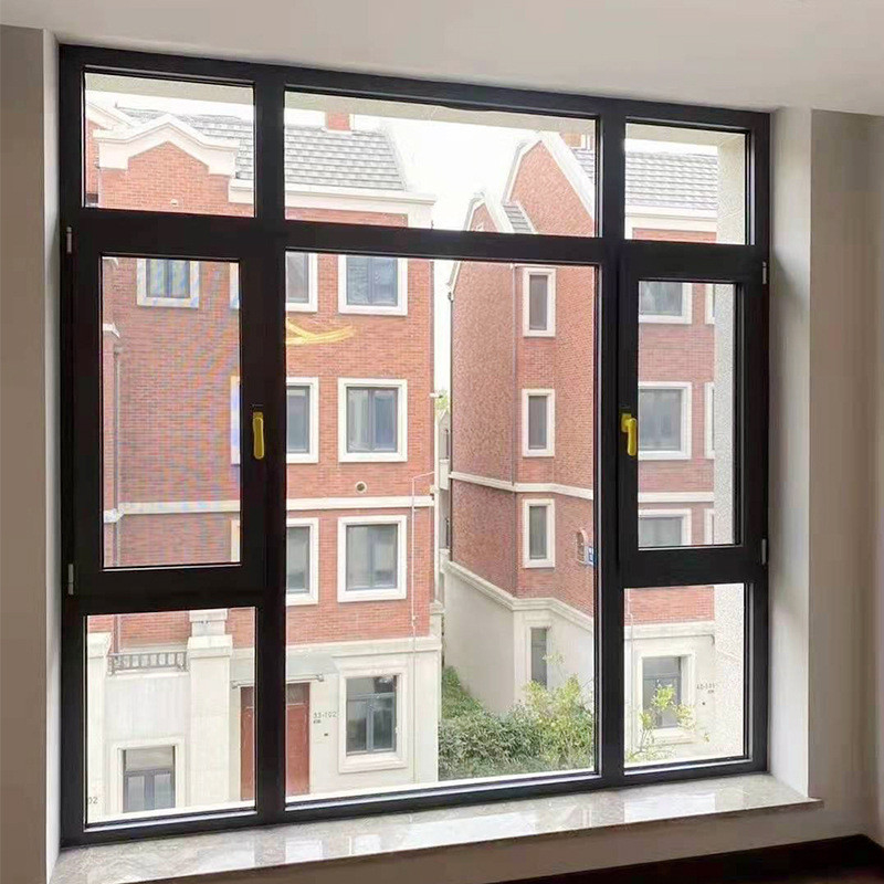 Estilo de Design Moderno SKATE Hardware Original Alumínio Casement Windows para Casa Personalizada