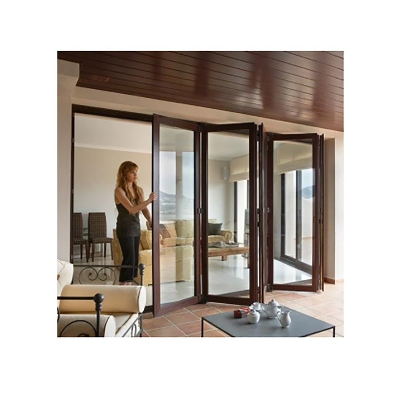 Portas deslizantes de vista clara para apartamentos de hotel Free Design padrão vidros duplos