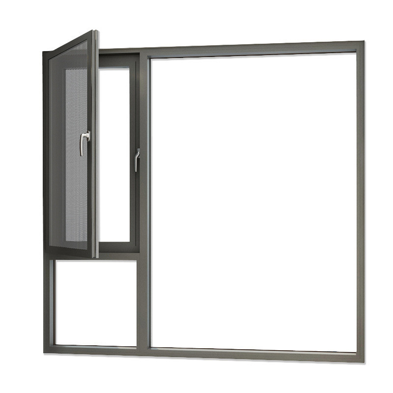 5 27A 55 9A 5 12A 5 Vidro Alumínio Casement Windows para desenvolvimento de produtos personalizados