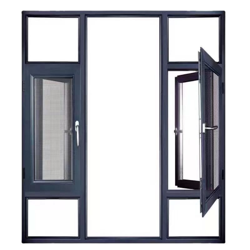 5 27A 55 9A 5 12A 5 Vidro Alumínio Casement Windows para desenvolvimento de produtos personalizados