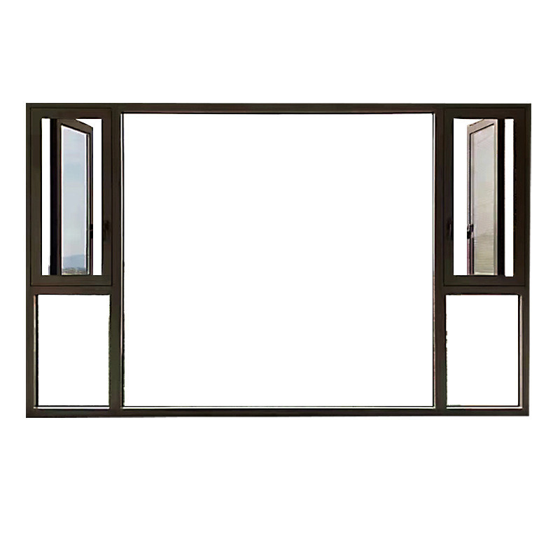 5 27A 55 9A 5 12A 5 Vidro Alumínio Casement Windows para desenvolvimento de produtos personalizados