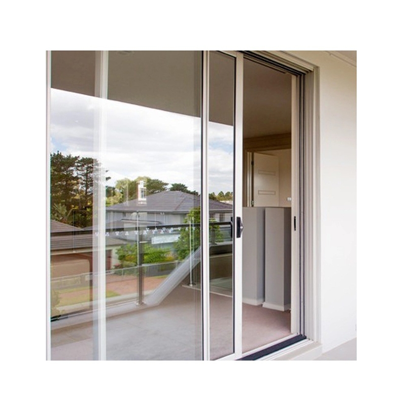 Porta de vidro deslizante de alumínio para chuveiros interiores de estrutura estreita modernizados