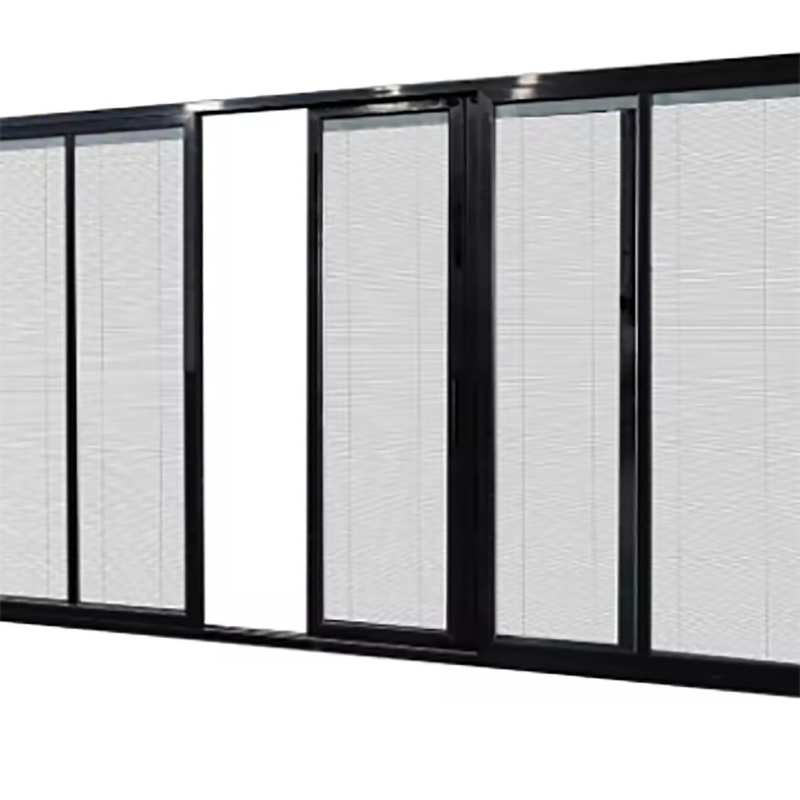 Chinese Design Style Skate Alumínio Thermal Break Bi-Fold Doors com 1.4mm espessura da parede
