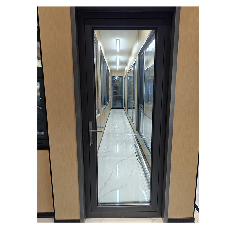 Modern Alumínio Exterior Duplo Vidro Swing Casement Portas para uma aparência elegante