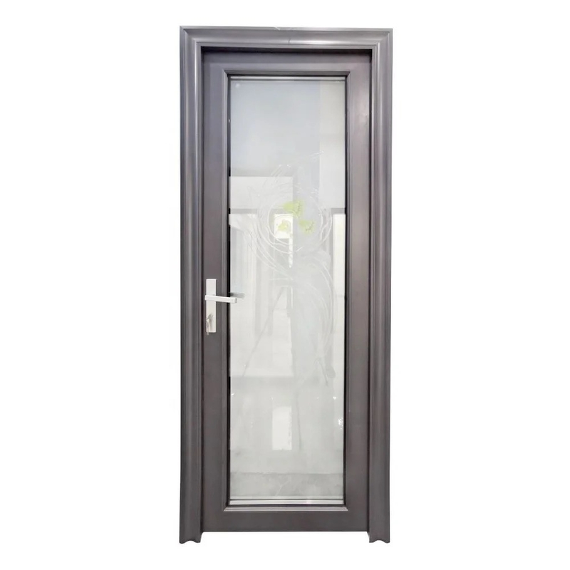 Modern Alumínio Exterior Duplo Vidro Swing Casement Portas para uma aparência elegante