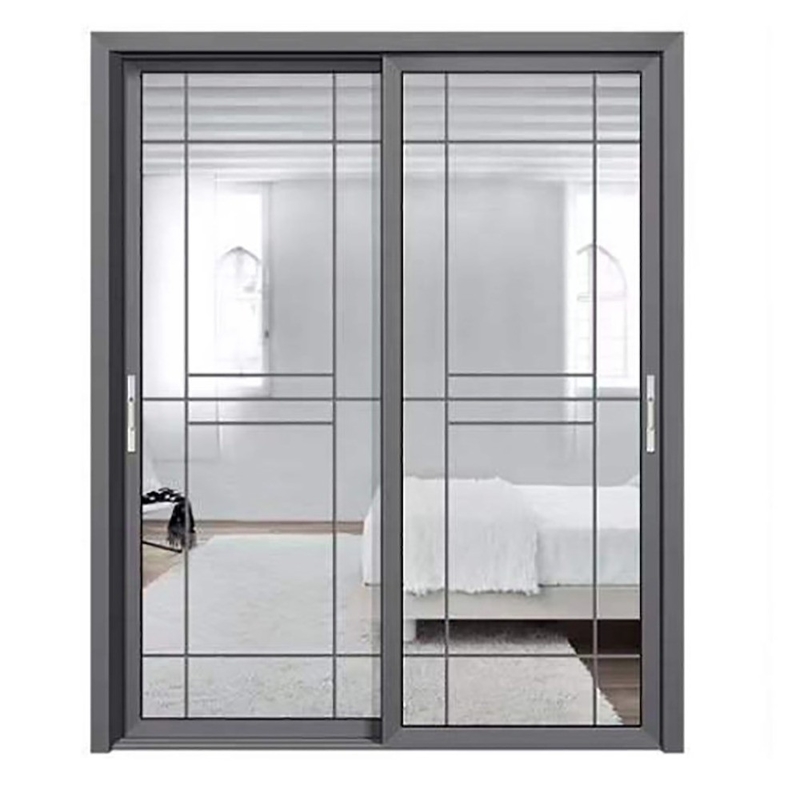 Portas deslizantes de sala de estar de produção padronizada, à prova d'água e de cor opcional