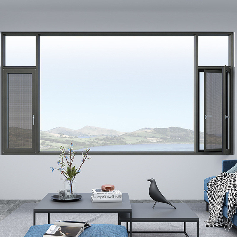 Design personalizado Janela de revestimento horizontal Preços acessíveis para comercial e residencial