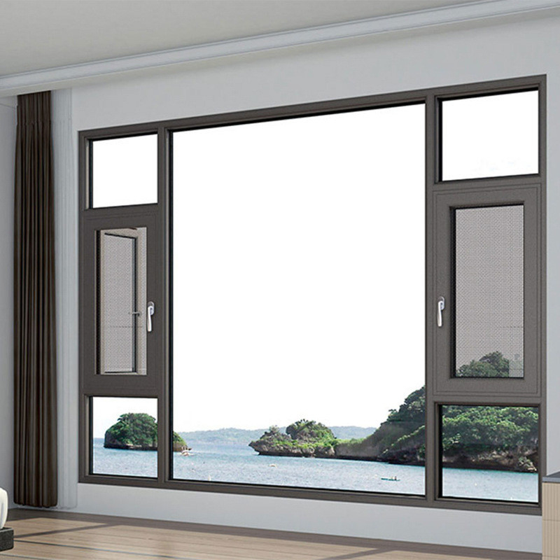 Design personalizado Janela de revestimento horizontal Preços acessíveis para comercial e residencial