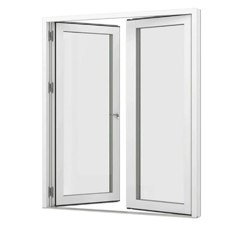 10 camadas de vedação Patinação exterior portas de revestimento térmico francês com moldura de alumínio