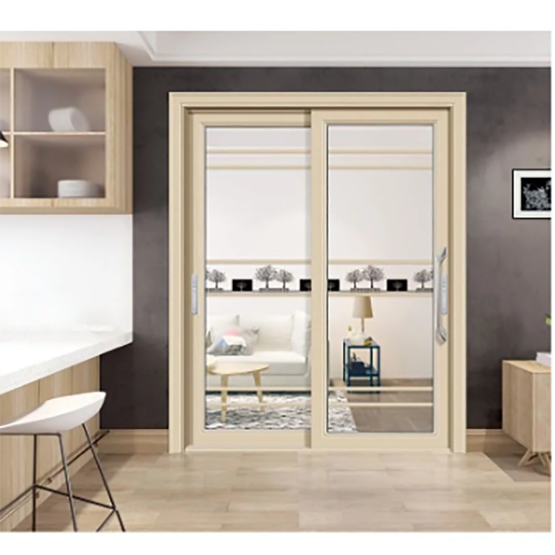 Edifício de escritórios Porta deslizante de elevador em design minimalista e com abertura de puxa rolante