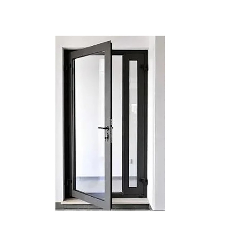 Porta de revestimento de liga de alumínio de estilo europeu Design minimalista e atualização de vidro triplex