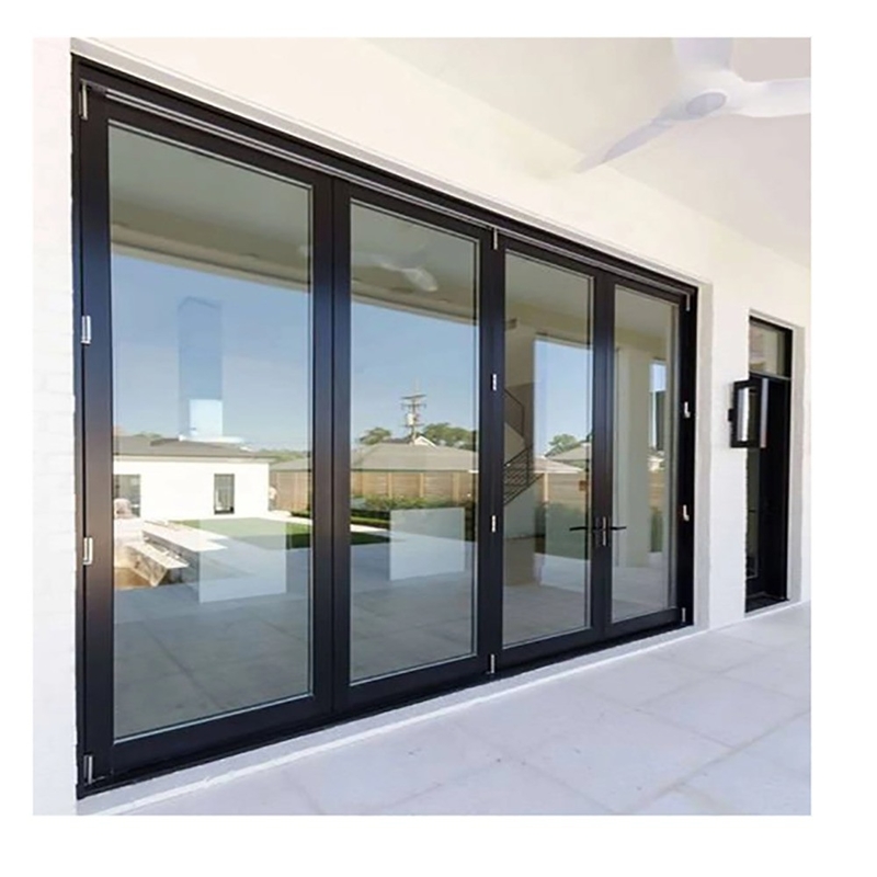 Solução de decoração de fachada Porta deslizante de alumínio de 70 mm para serviço Apartamento Townhouse