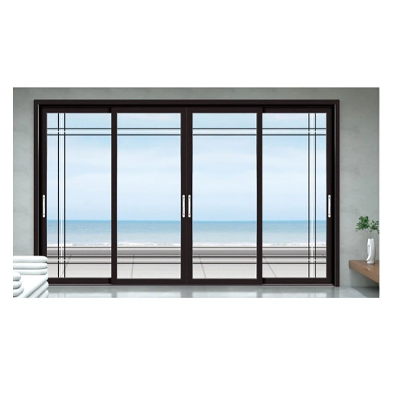 Portas deslizantes de liga de alumínio de estilo de design minimalista para ambiente exterior