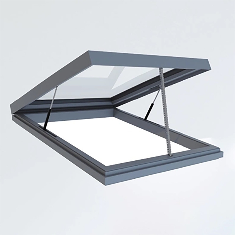 5 27A 55 9A 5 12A 5 Visor fixo de alumínio de vidro para resistência à pressão do vento de nível 9