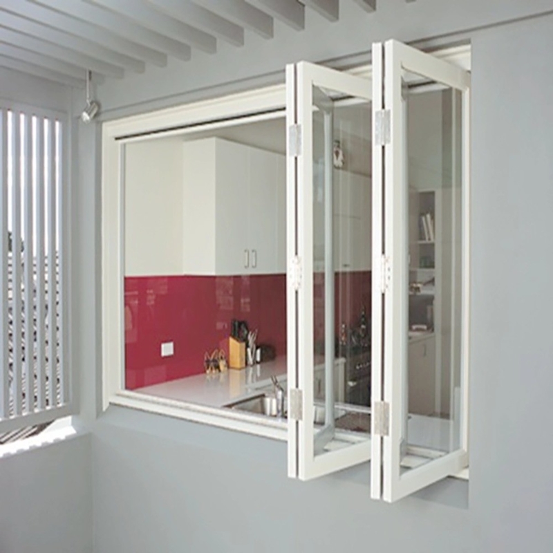 Moderno Design Plexible Screen Soundproof Glass Alumínio Bifold Windows Com valor ≤2.1 K