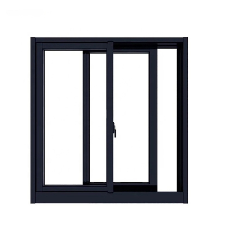 Novas janelas deslizantes de alumínio de design com desempenho de isolamento térmico de 1,1 W/ (m2·K) para casa e escritório