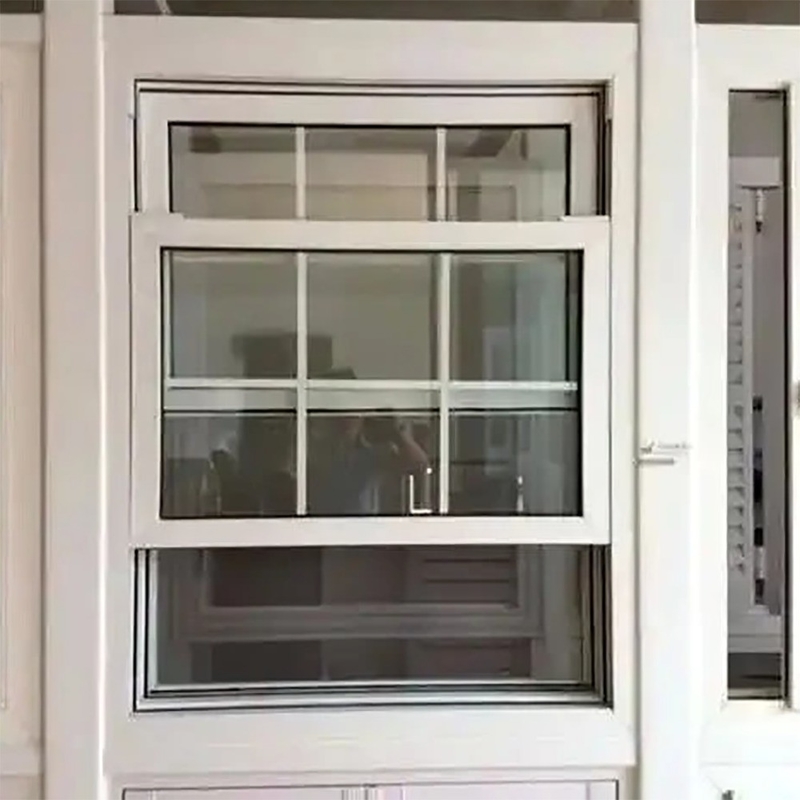 Vidro de alumínio Automático Vertical Sliding Double Hang Windows para tipo de cortina pendente