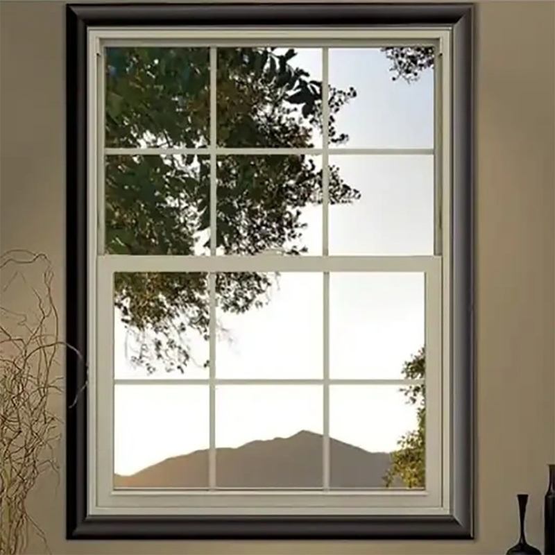 Vidro de alumínio Automático Vertical Sliding Double Hang Windows para tipo de cortina pendente