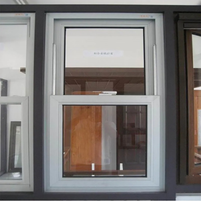 Vidro de alumínio Automático Vertical Sliding Double Hang Windows para tipo de cortina pendente
