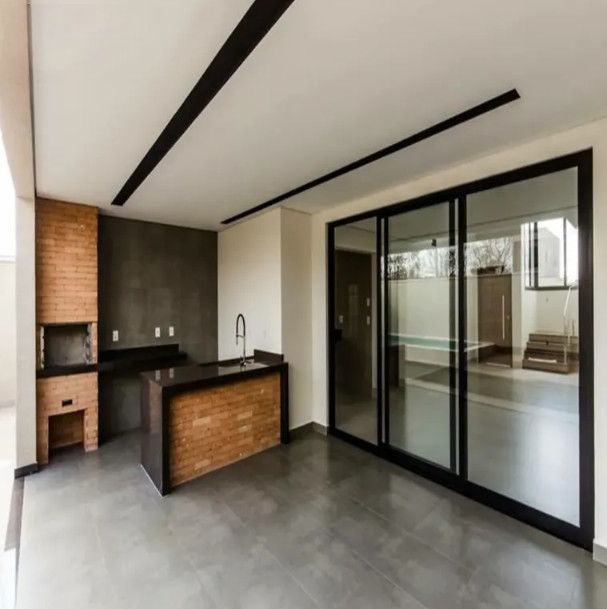 Edifício de escritórios Porta deslizante de elevador em design minimalista e com abertura de puxa rolante