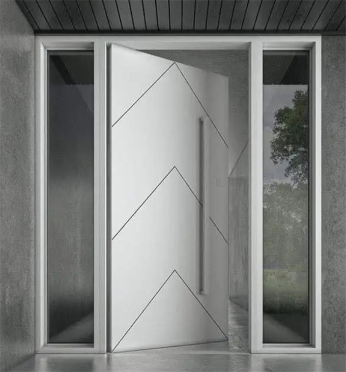 Portas Pivotantes de Patinação Fácil de Limpar e Manter Manutenção Sem Esforço E Design Elegante