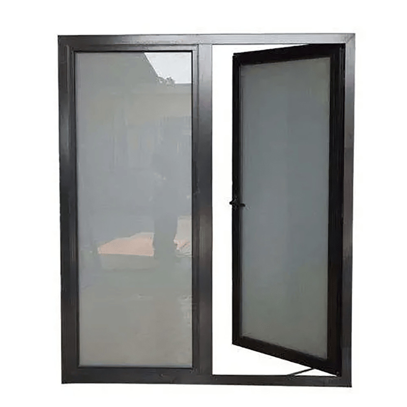 Porta de vidro duplo de alumínio exterior de alta qualidade com design de vedação de 8 vias