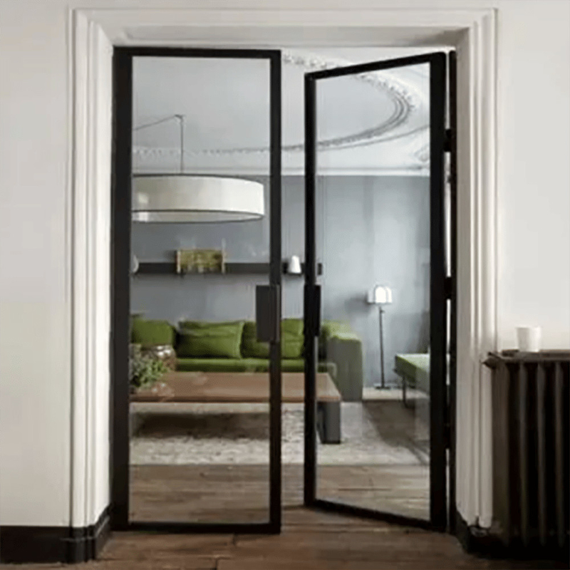 Moderno Design Alta Qualidade Alumínio Casement Porta Impermeável para Portas Distribuidores